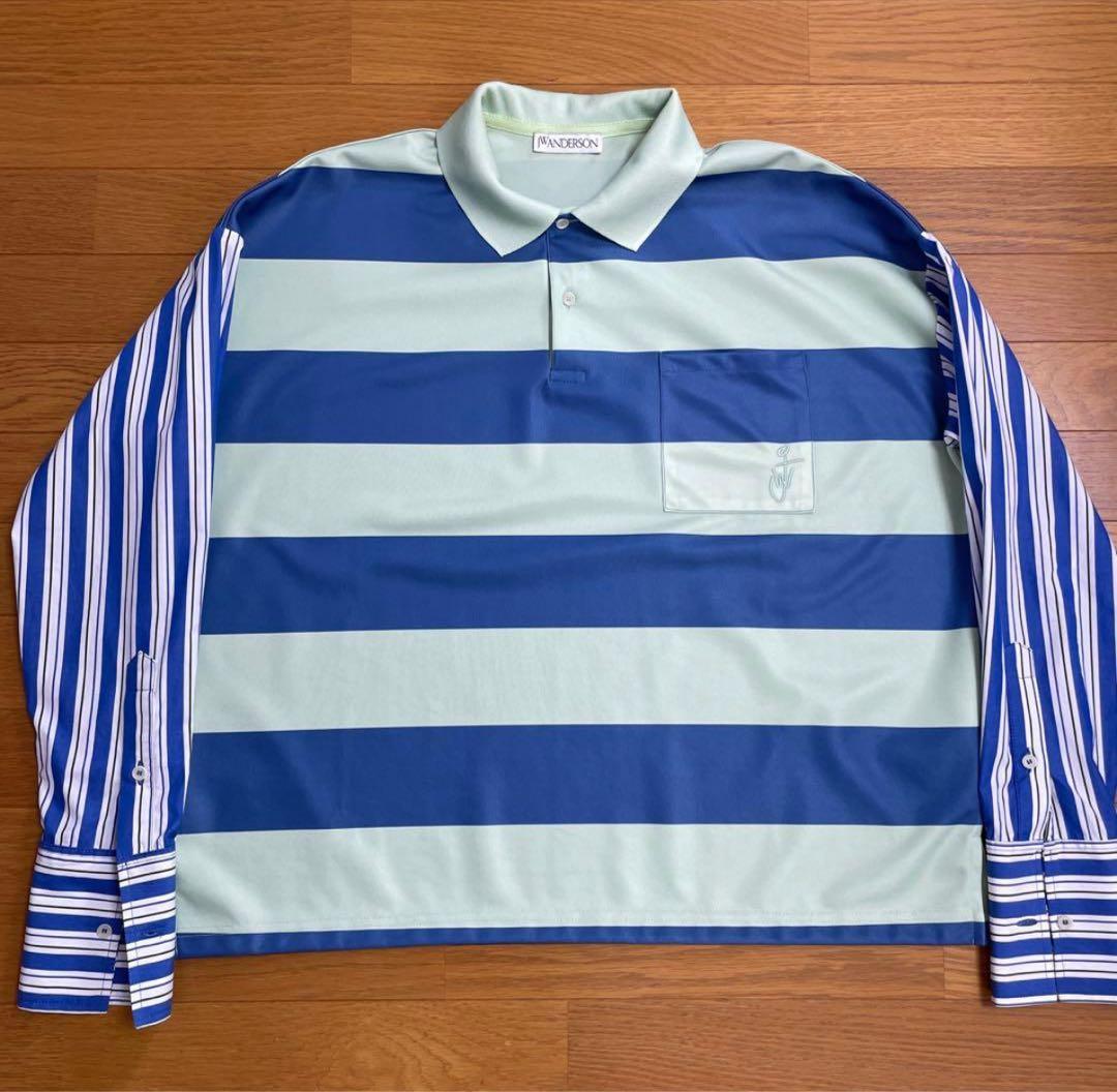 極美品JW ANDERSON LONG SHIRT SLEEVE POLO
