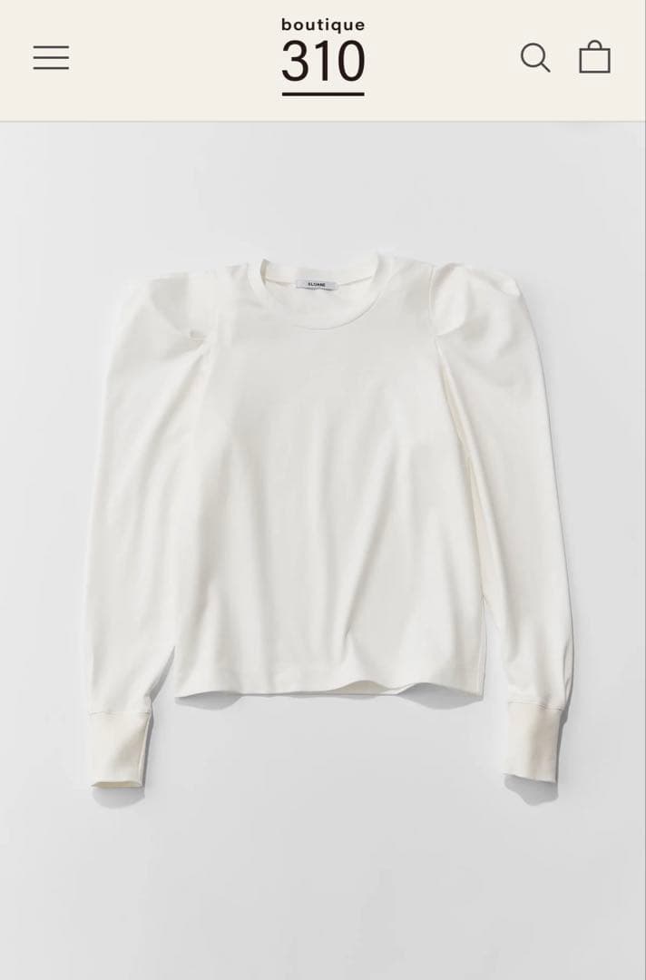 SLOANE X boutique310 『バブルのロンT』 White