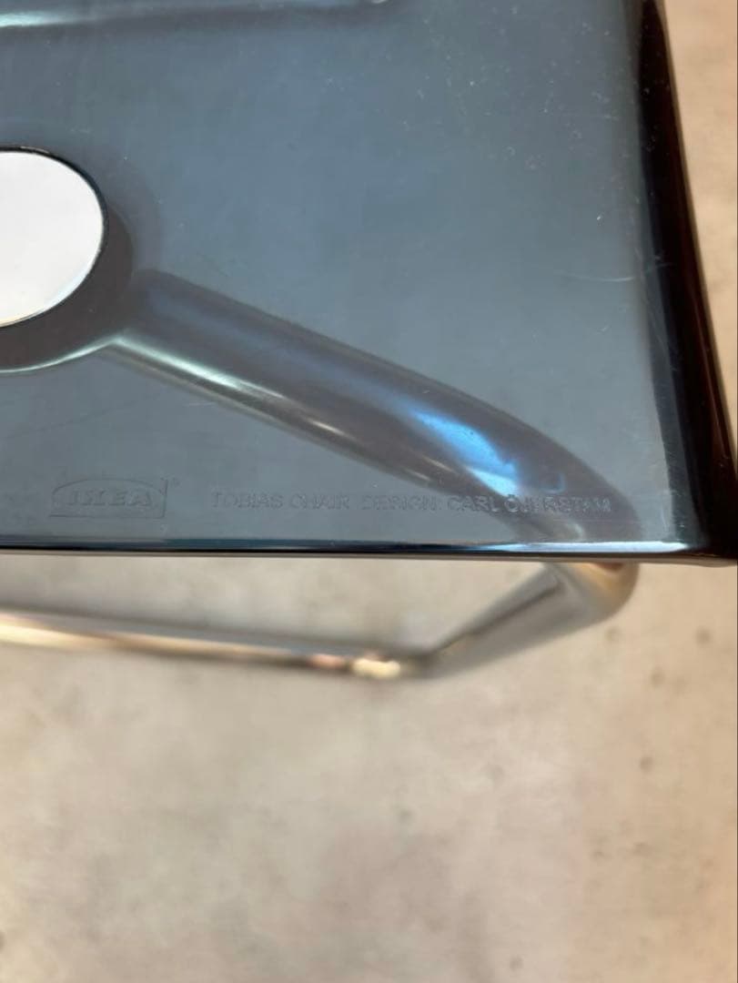 カンチレバー　アクリル　ダイニングチェア