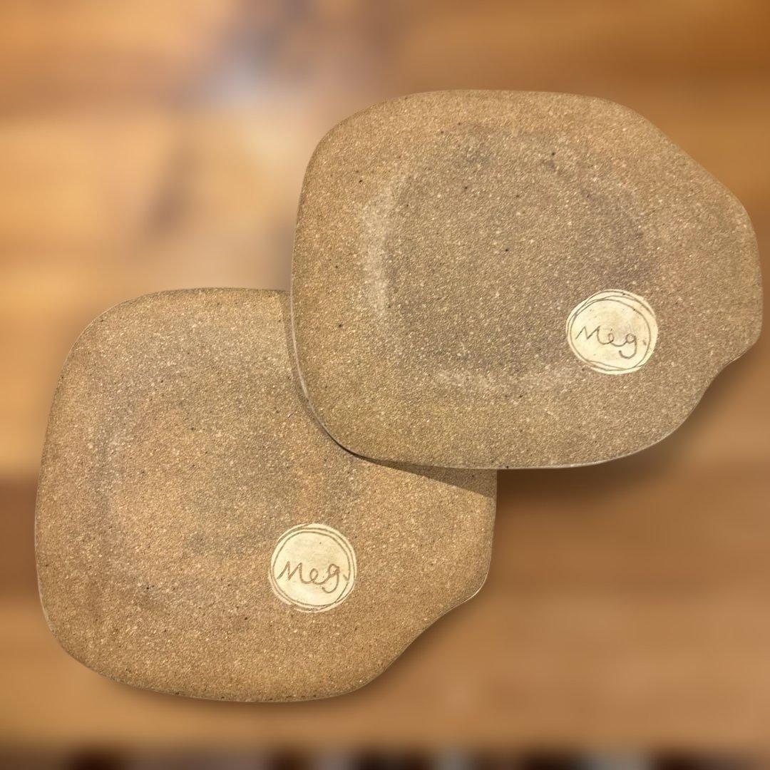 長田恵　スクエアプレート2枚セット