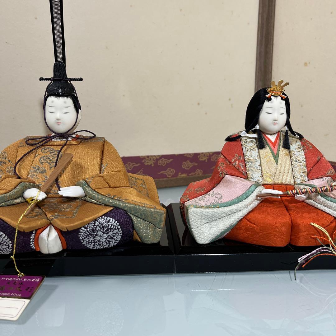 親王飾り　お雛様　木目込