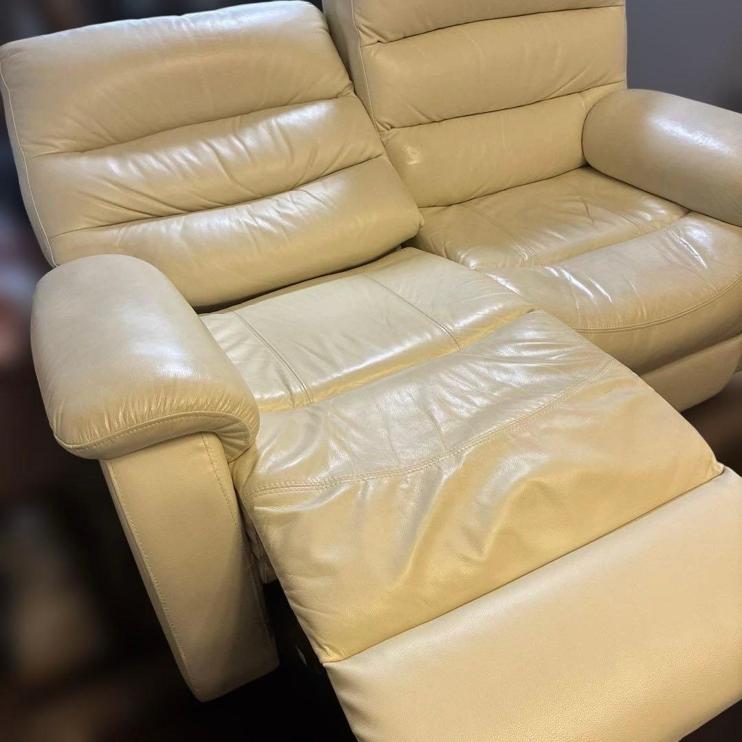 ニトリ2Pソファビリーバー2 IV ホンガワ　アイボリー