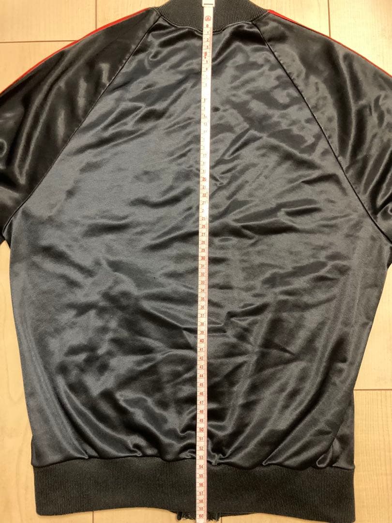 adidasアディダス atp ヴィンテージ トラックジャケット 黒赤 Sサイズ