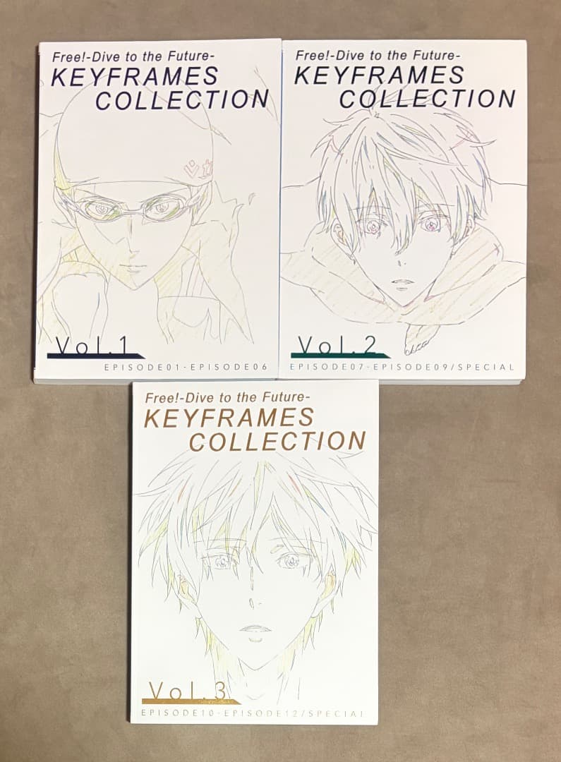 すべて初版 Free! 原画集 1 2 3 全巻セット