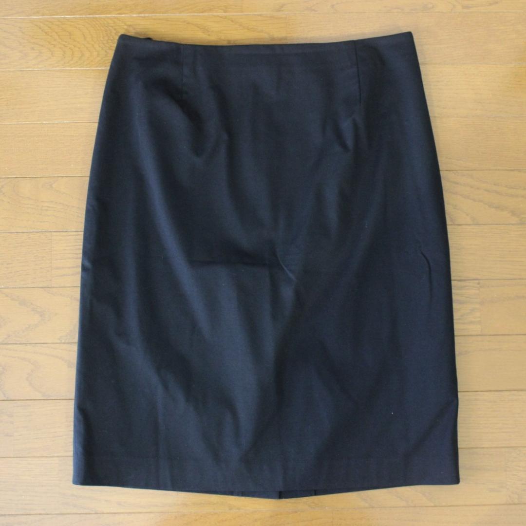 【極美品】アンタイトル スカートスーツ 44 ブラック 4L 大きいサイズ 31