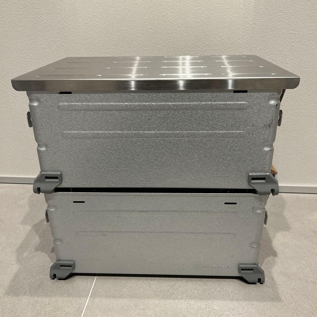 スノーピーク シェルフコンテナ25 2個セット　マイテーブル天板1枚