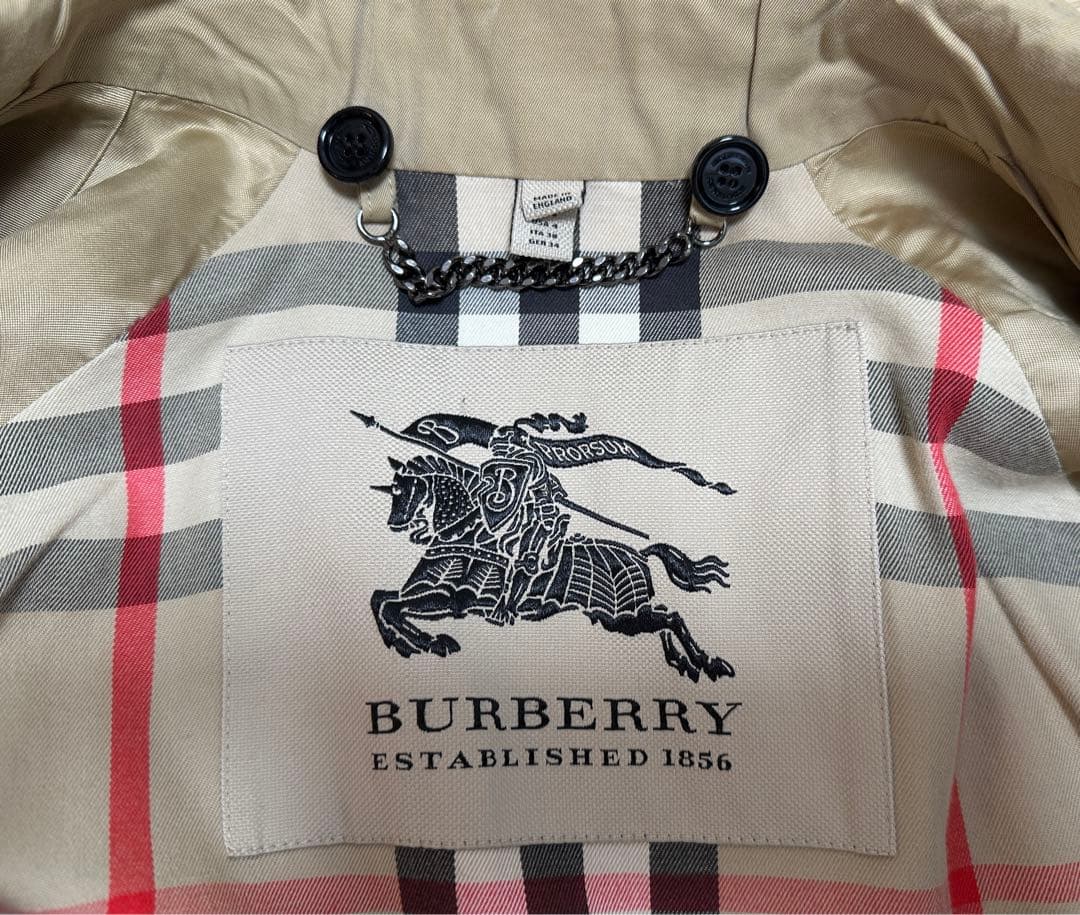 英国製 BURBERRY トレンチコート 真冬用ライナー付 (クリーニング済)