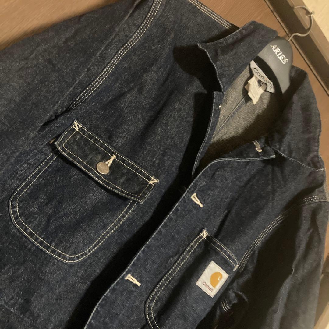 u*a様 90's Carharttデニム濃紺カバーオール　¥21999→現