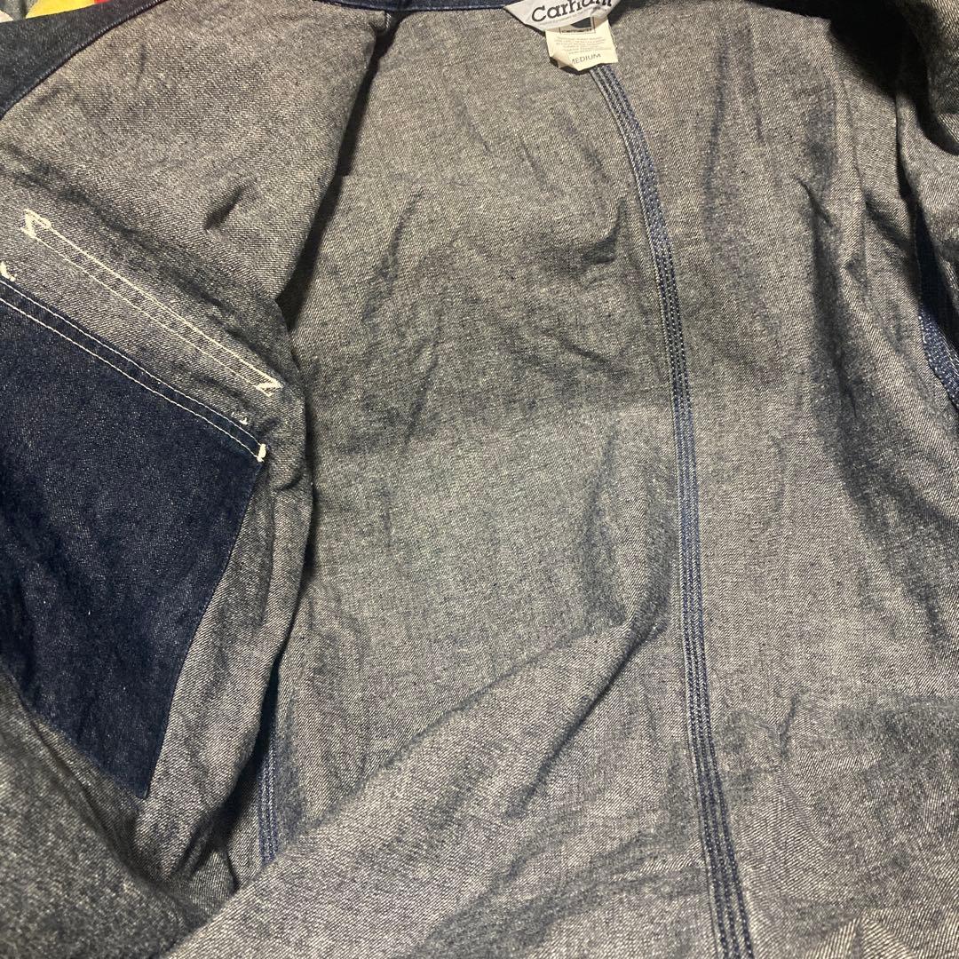 u*a様 90's Carharttデニム濃紺カバーオール　¥21999→現