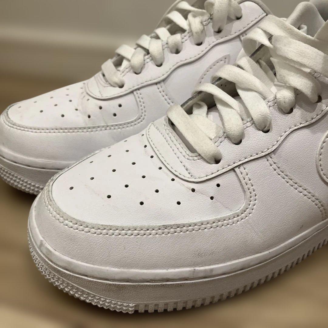 エアフォース1 ホワイトペンダント24.5 チェーン　スニーカー　WMNS 靴