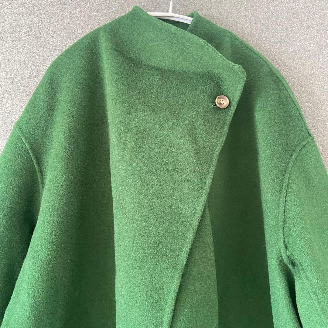 美品★Ameri★STAND COLLAR SCARF COAT★完売色★レア