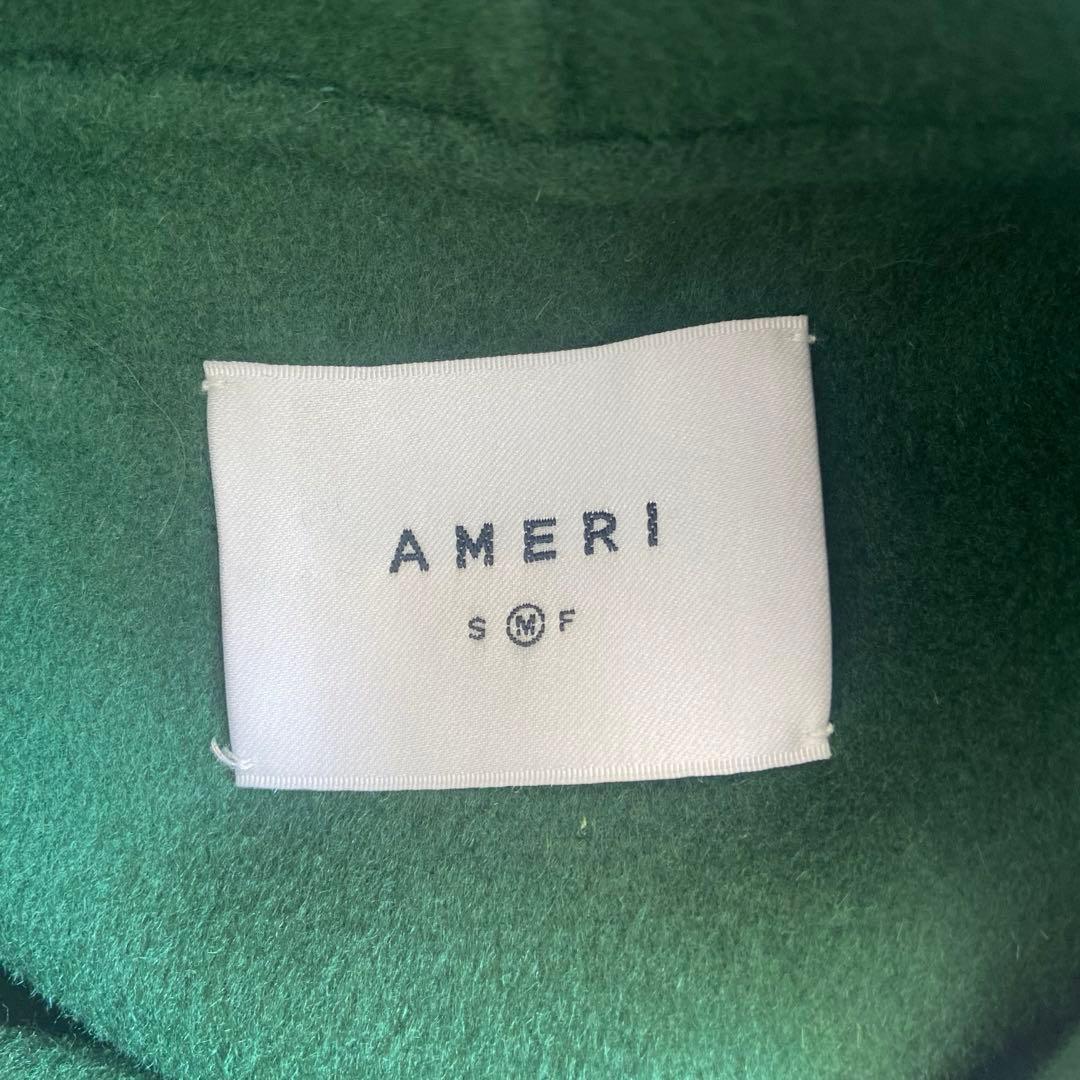 美品★Ameri★STAND COLLAR SCARF COAT★完売色★レア