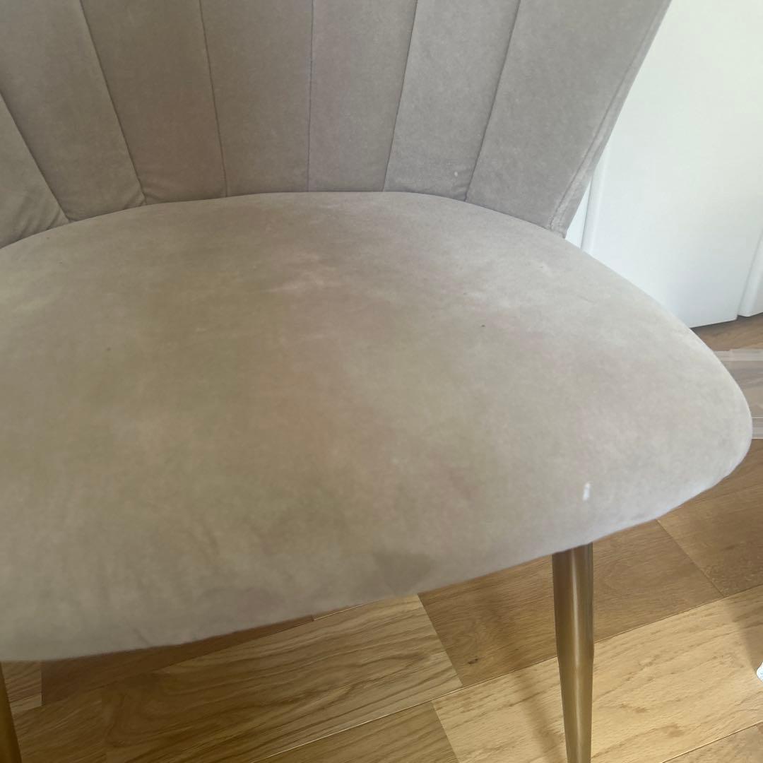 ダイニングチェア ドレッサーチェア　韓国　2脚セット