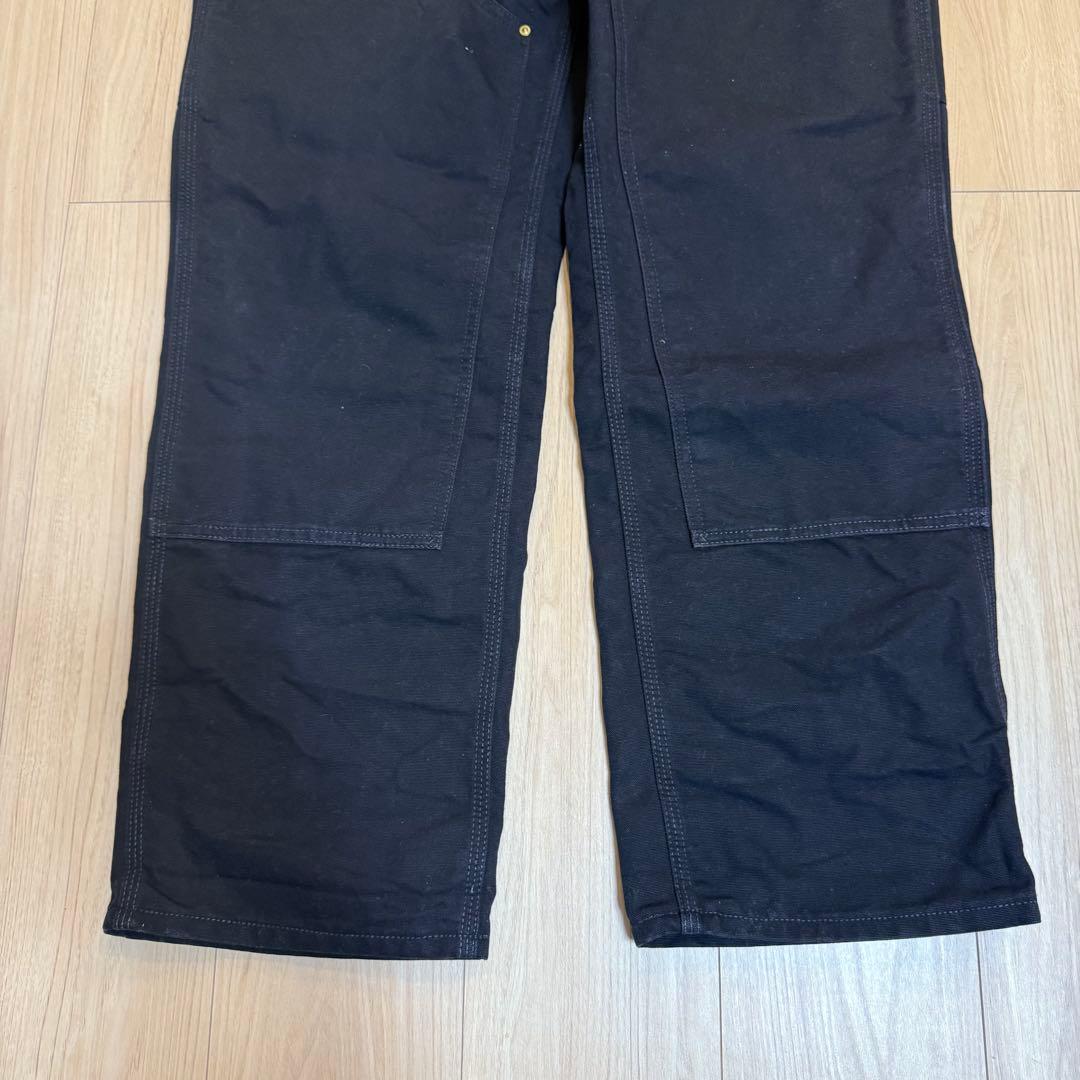 Carharttカーハート ダブルニー USA製 B01 ブラック　W34L30