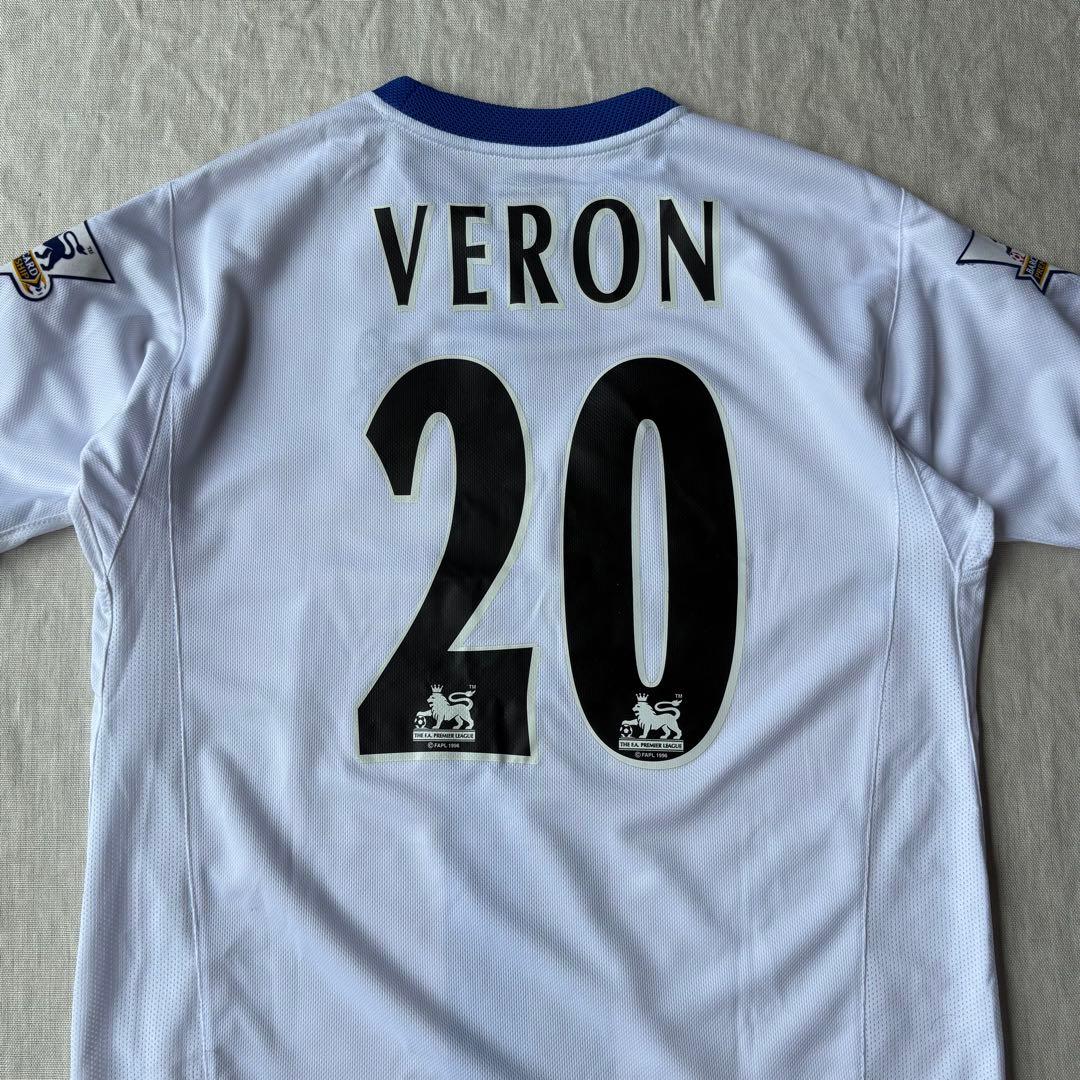 希少 美品 チェルシー ユニフォーム ゲームシャツ アンブロ 20番 VERON