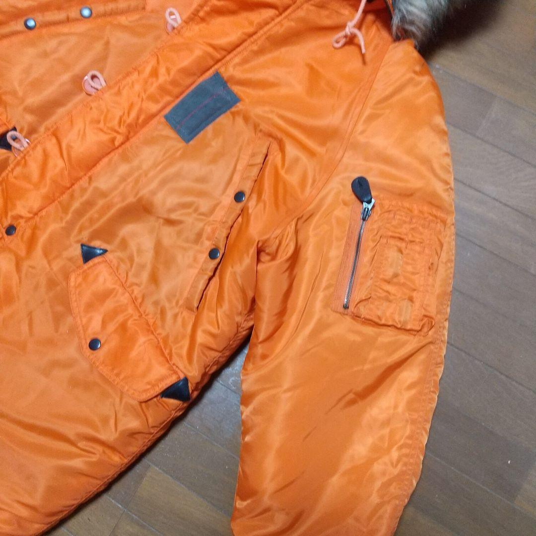 AVIREX N-3B フライトジャケット M ナイロン オレンジ