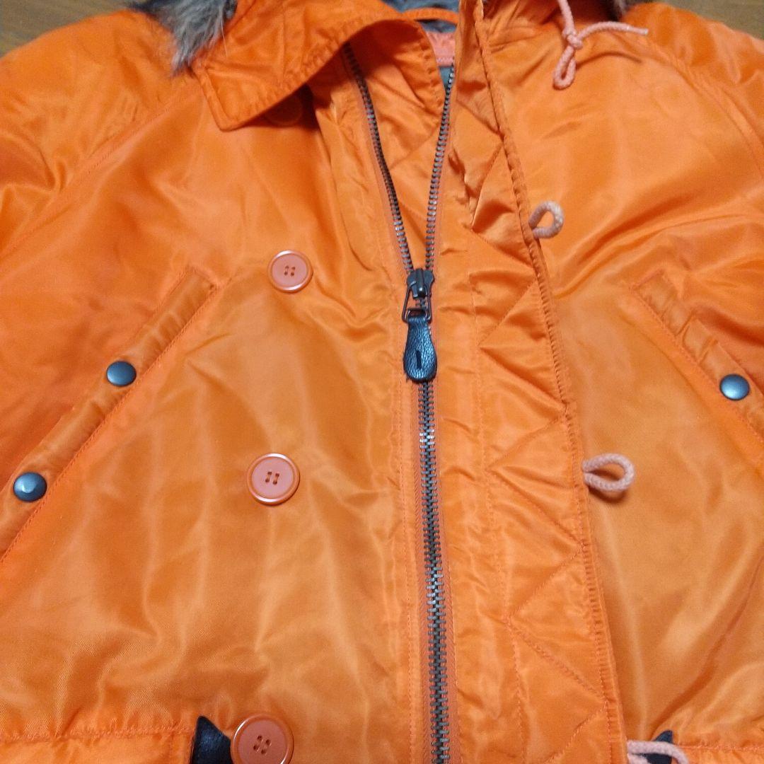 AVIREX N-3B フライトジャケット M ナイロン オレンジ