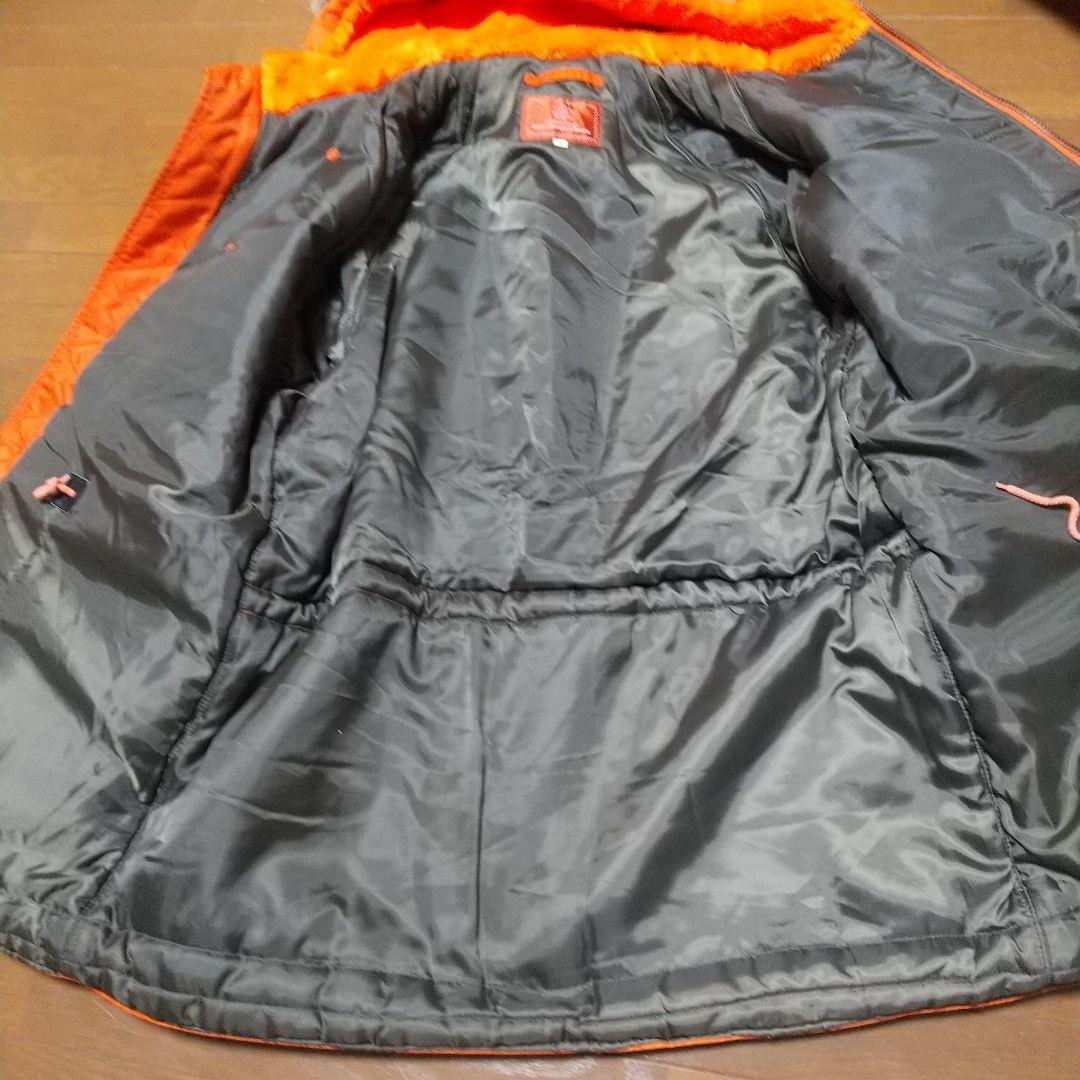 AVIREX N-3B フライトジャケット M ナイロン オレンジ