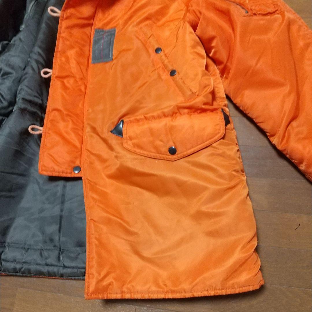 AVIREX N-3B フライトジャケット M ナイロン オレンジ