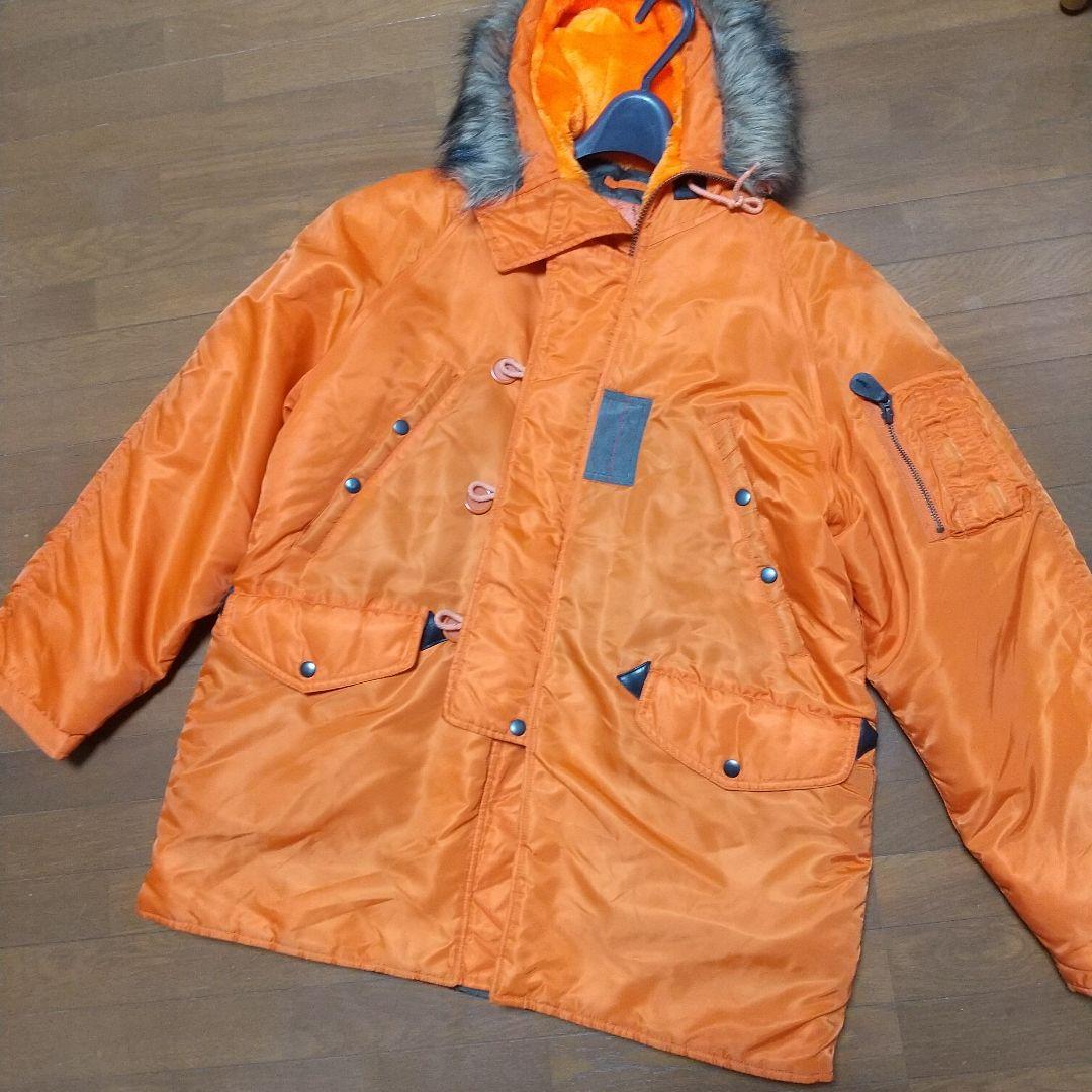 AVIREX N-3B フライトジャケット M ナイロン オレンジ