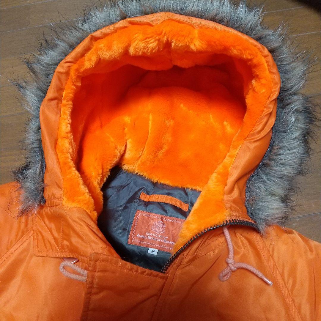 AVIREX N-3B フライトジャケット M ナイロン オレンジ