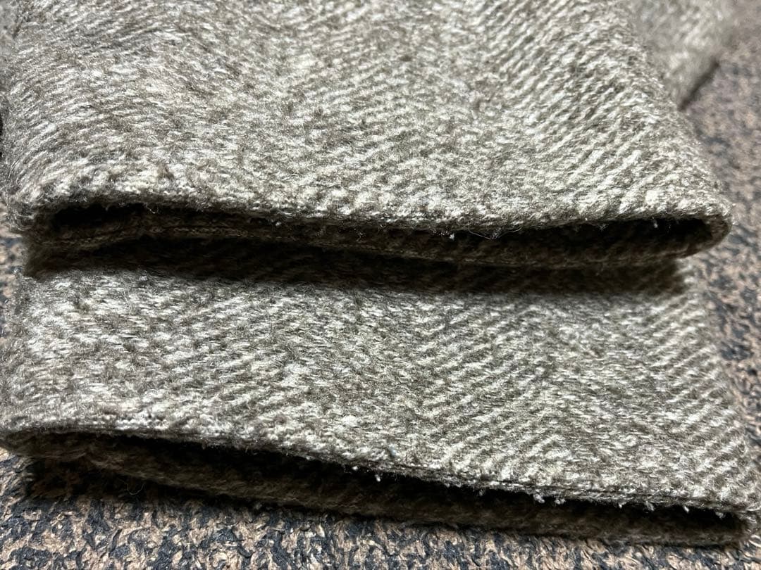 Spick & Span　Wスライバーヘリンボーン ミドルコート　サイズ36