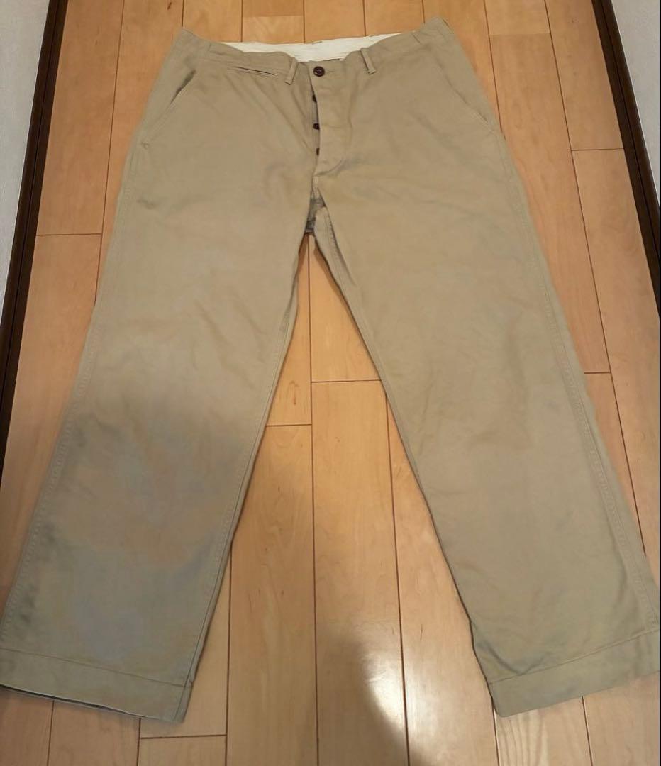 ウエアハウス　Lot 1082 ベージュ チノパン W36
