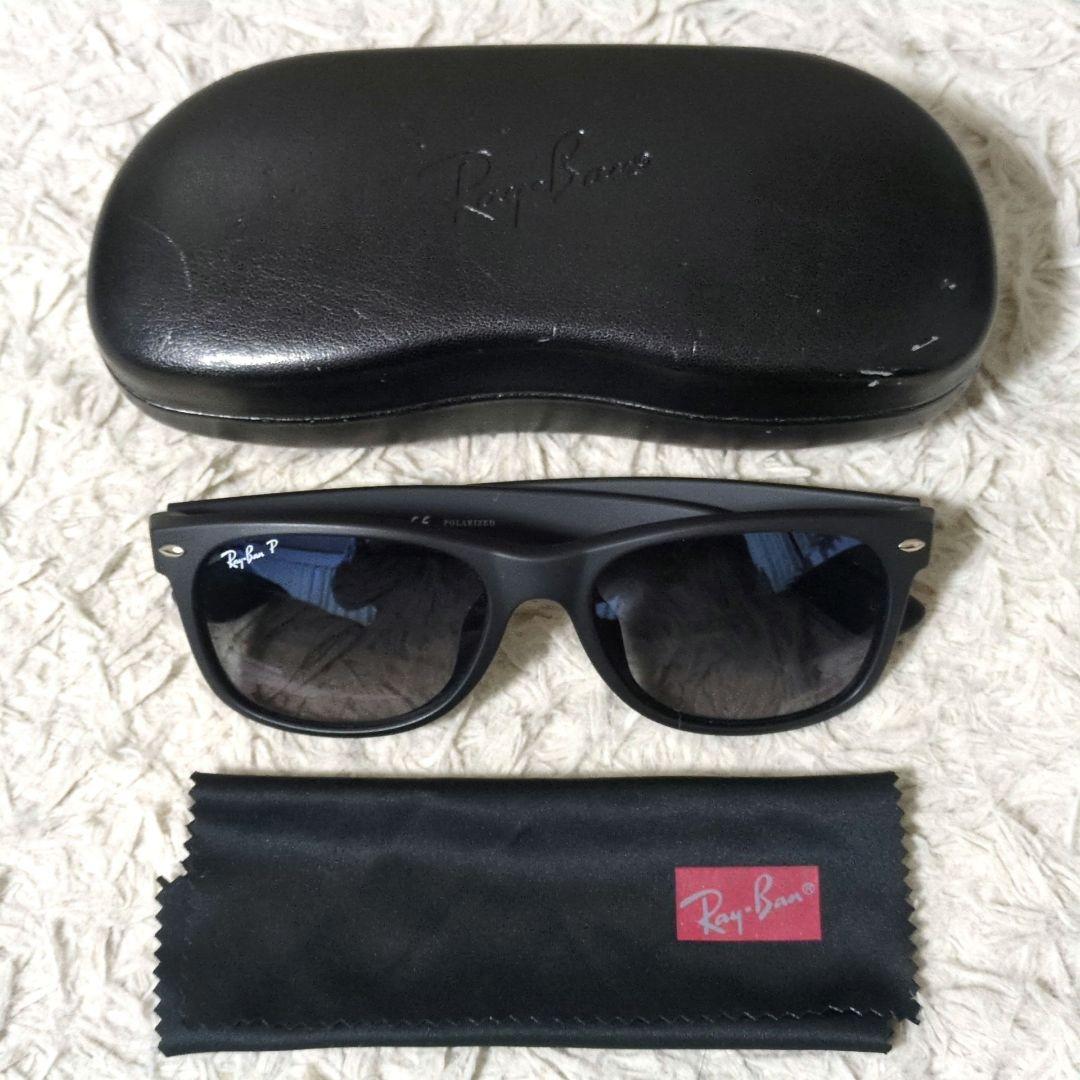 極美品 付属品完備 Ray-Ban RB2132-F 601-S/78 艶消し黒