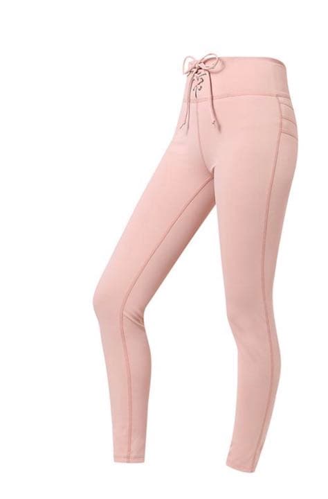 ヨガ　ヒップアップ　ハイウエストレギンス　配色スポーツブラ 防振