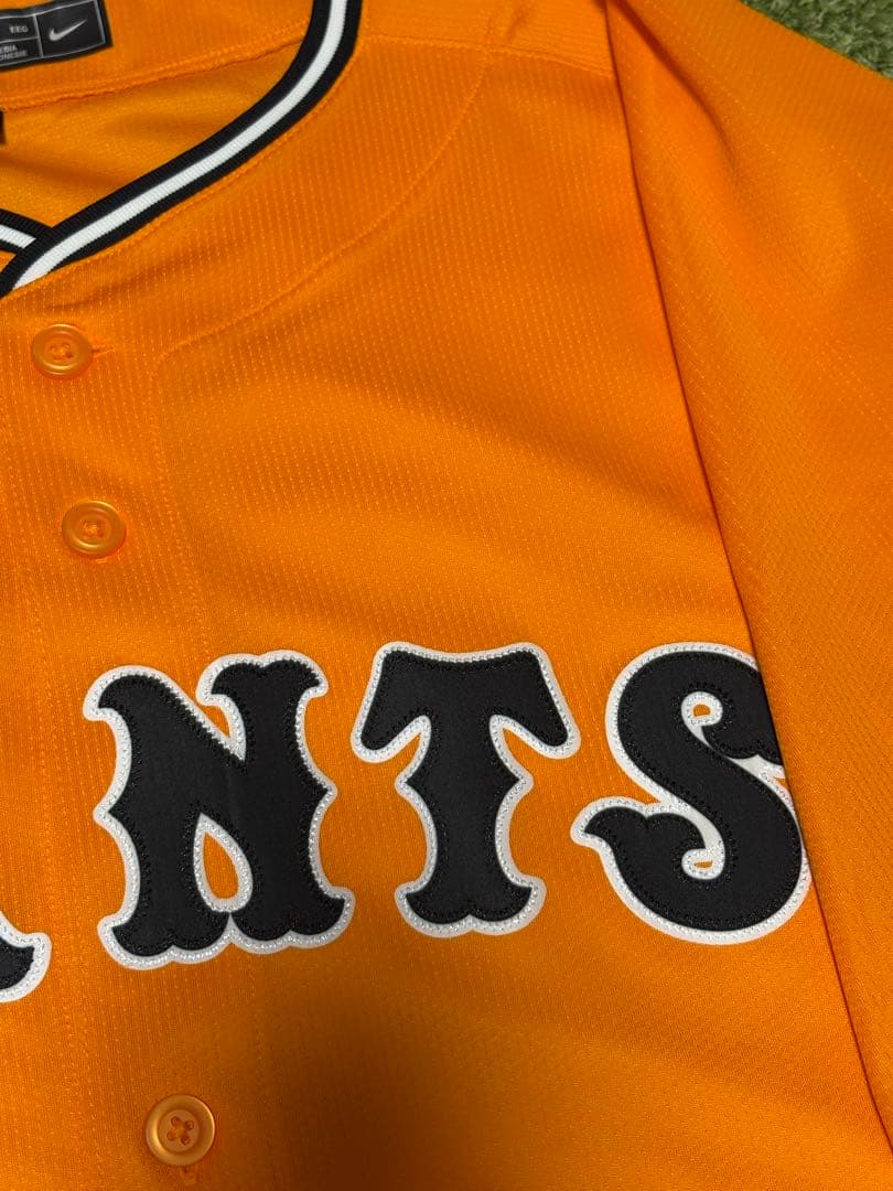 ジャイアンツ　ナイキ　橙魂　チャンピオンエンブレム　レプリカ　ユニホーム　2XL