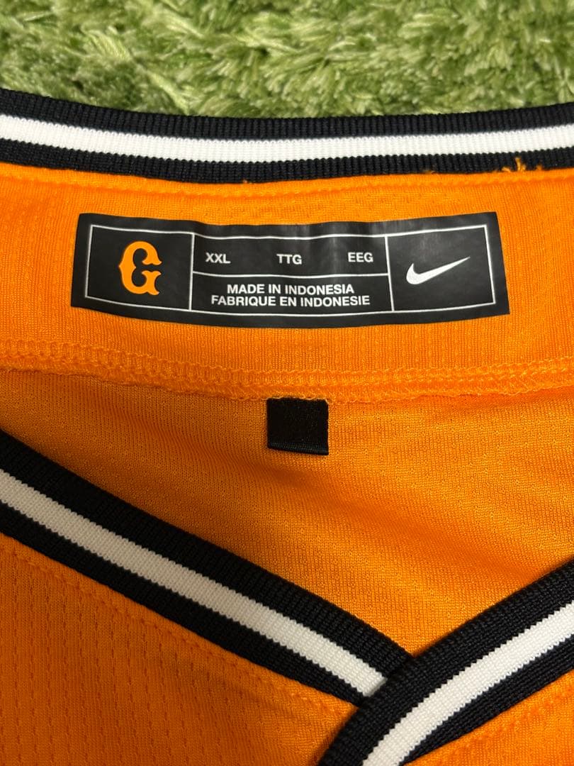 ジャイアンツ　ナイキ　橙魂　チャンピオンエンブレム　レプリカ　ユニホーム　2XL