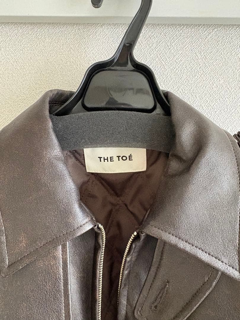 THE TOE Bond Jacket brown leather Sサイズ