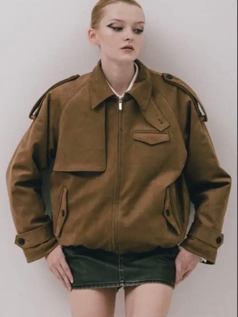 THE TOE Bond Jacket brown leather Sサイズ