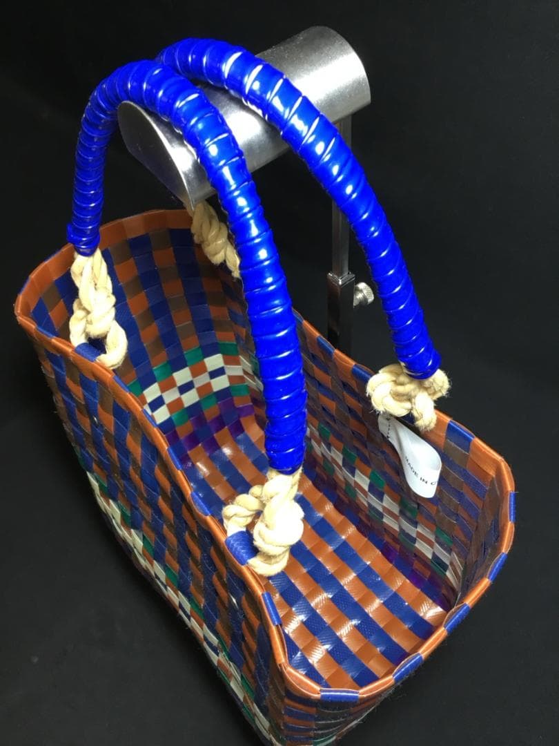 MARNI マルチカラー 編み込みトートバッグ