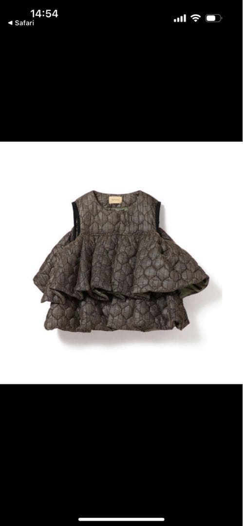 ジャケット・アウター BEAMSBOY maturely MUSE2way quilt vest