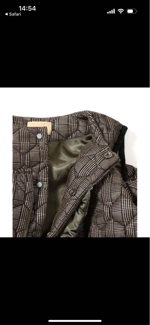 ジャケット・アウター BEAMSBOY maturely MUSE2way quilt vest