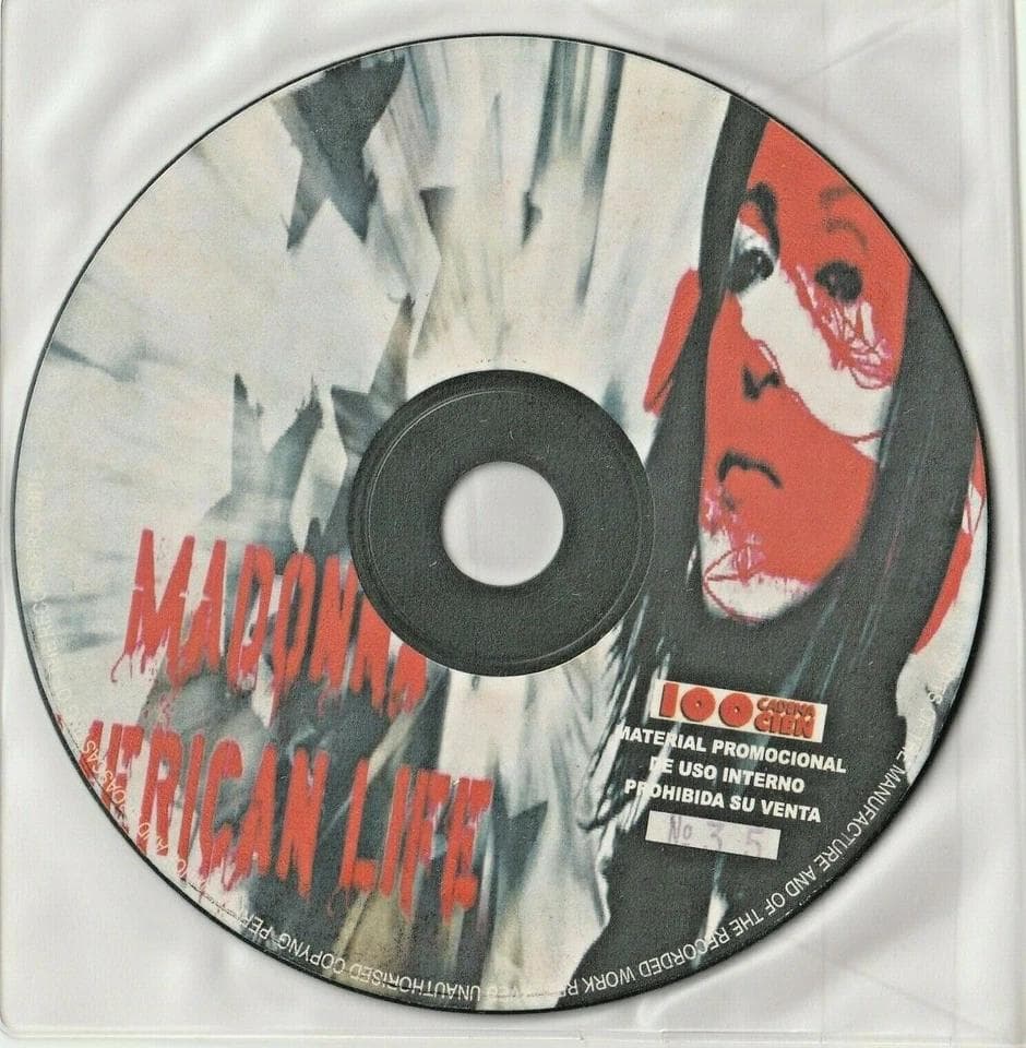 Madonna　マドンナ　American Life　スペイン盤 貴重 CD