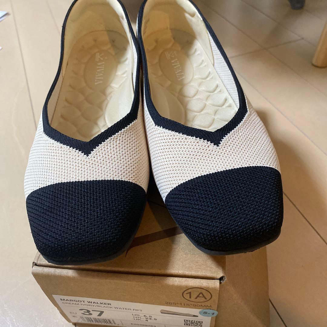 MARGOT WALKER 撥水　クリームアイボリーブラック