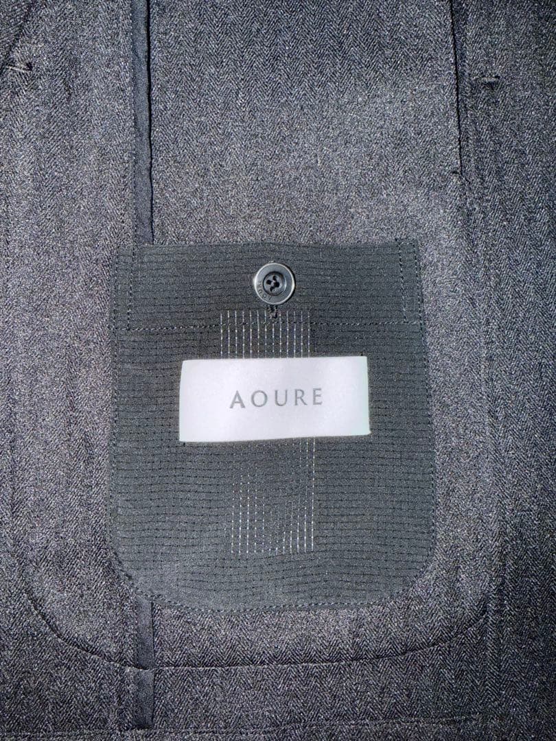 【極美品】　AOURE アウール　セットアップ　上下セット　チャコールグレー