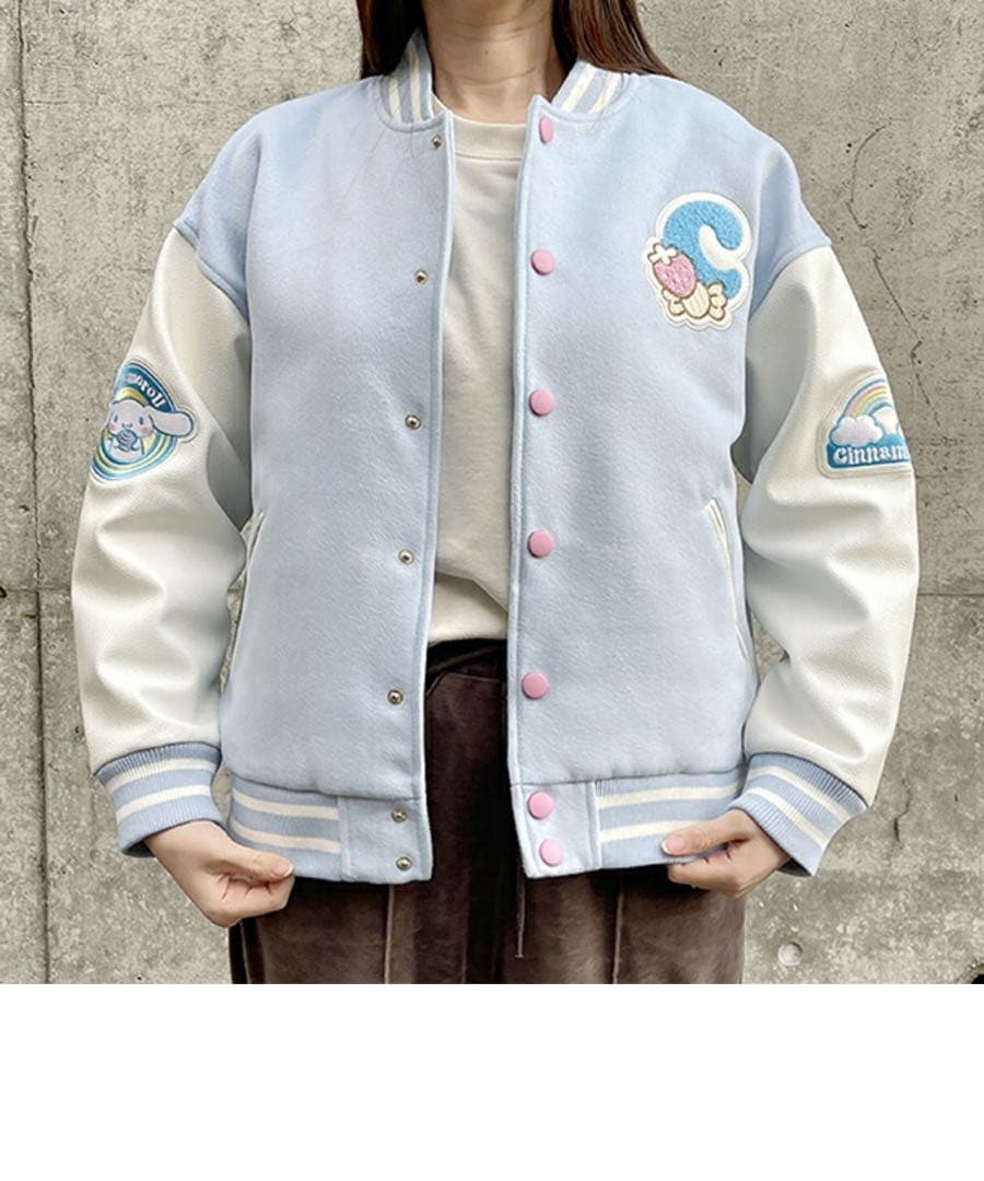 【新品未使用】スイートブルースカイ スタジャン L シナモロール スカジャン