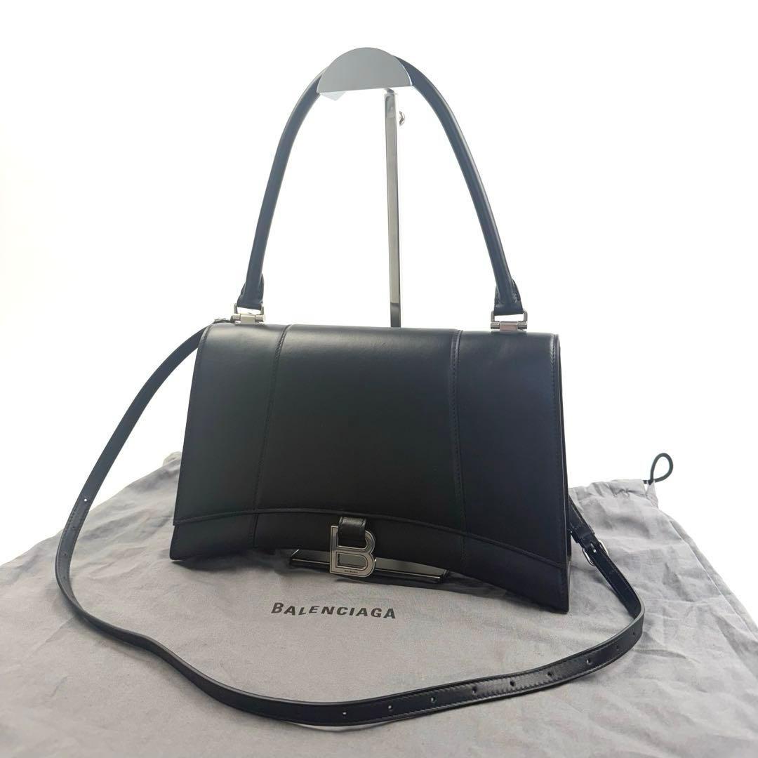 【美品】 BALENCIAGA バレンシアガ アワーグラス 2way ミディアム