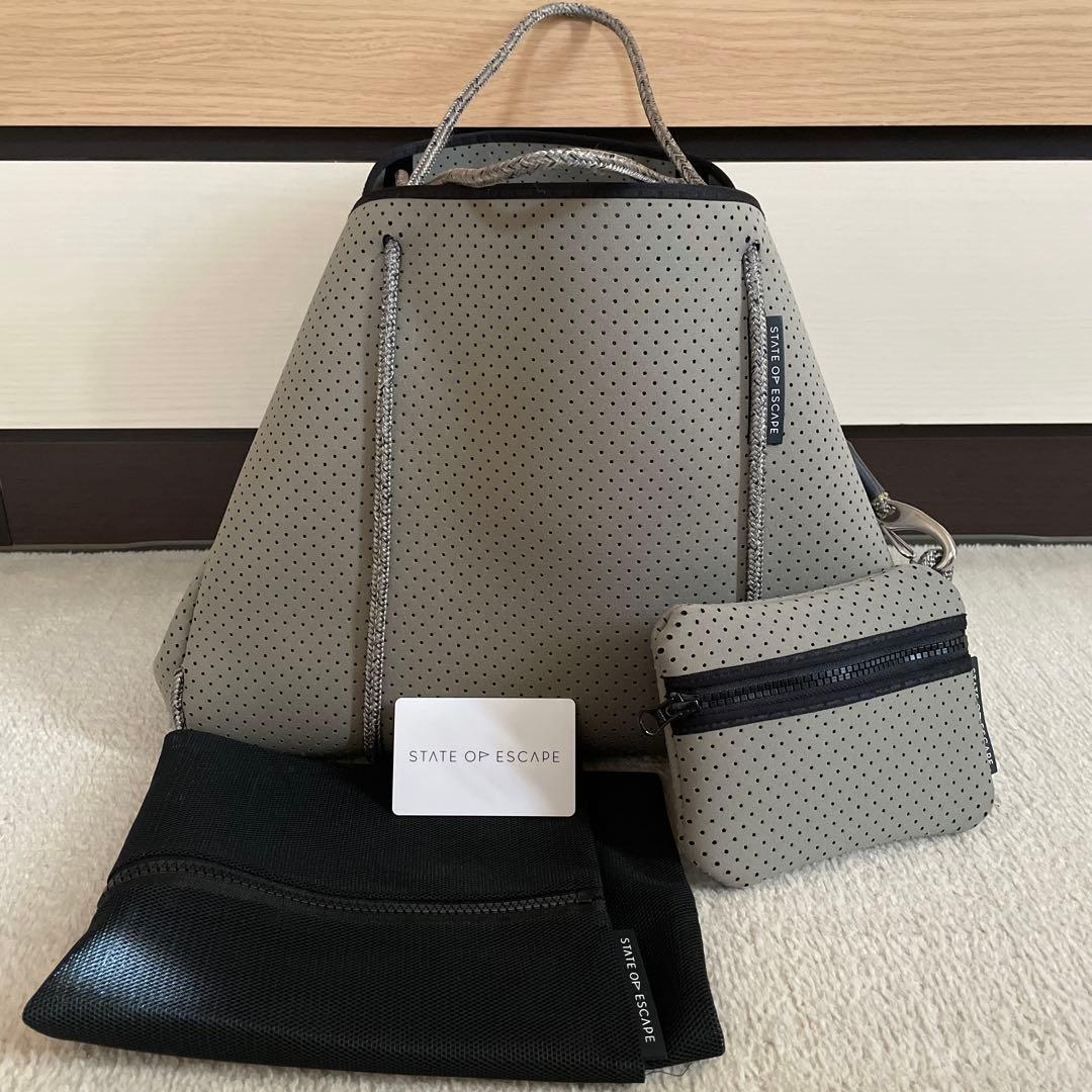 ✨美品✨STATE OP ESCAPE✨パンチングネオプレントートバック　大容量