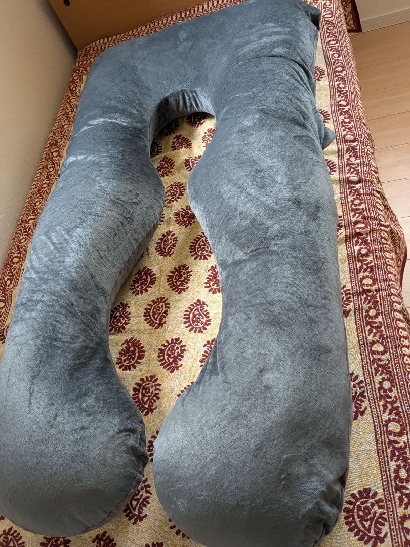 NELUKA 包まれて眠るプレミアム抱き枕ハグモッチと専用クールグレー冷感カバー