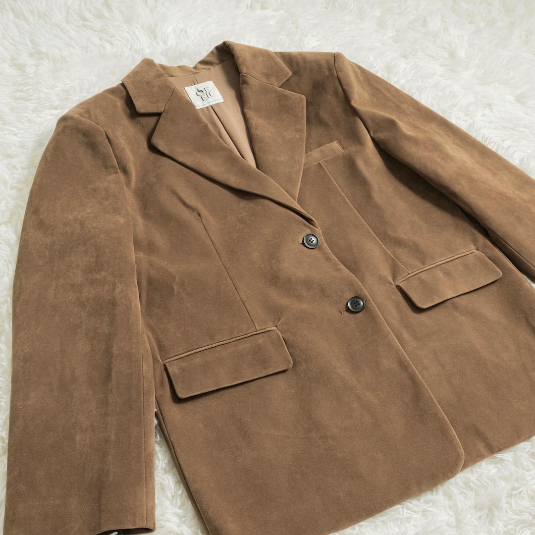 美品 SeaRoomlynn collab スエードライクオーバージャケット M