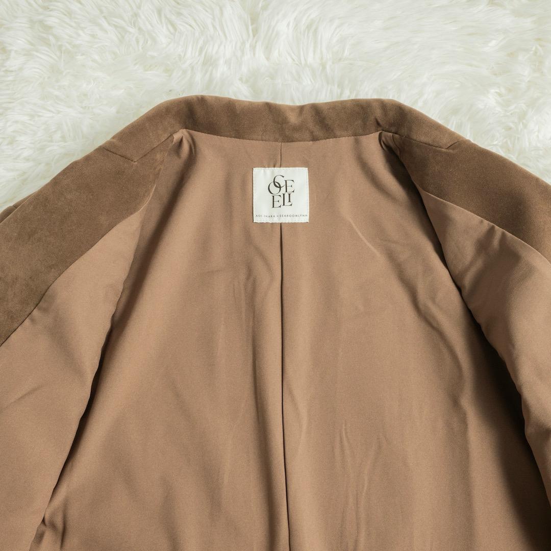 美品 SeaRoomlynn collab スエードライクオーバージャケット M