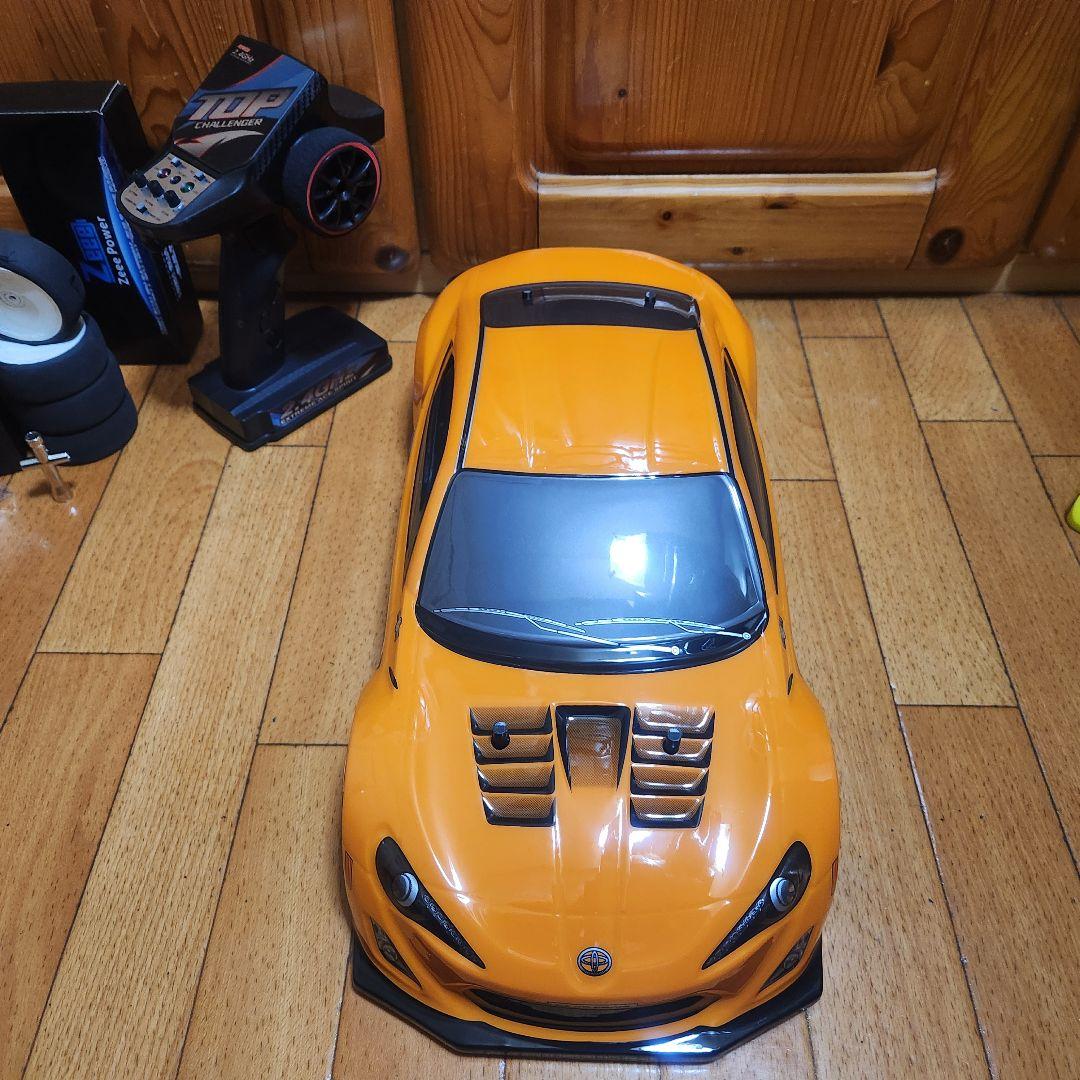 タミヤ ドリフト ラジコン フルセット　TT01　　橙色　86 ボディ　tt02