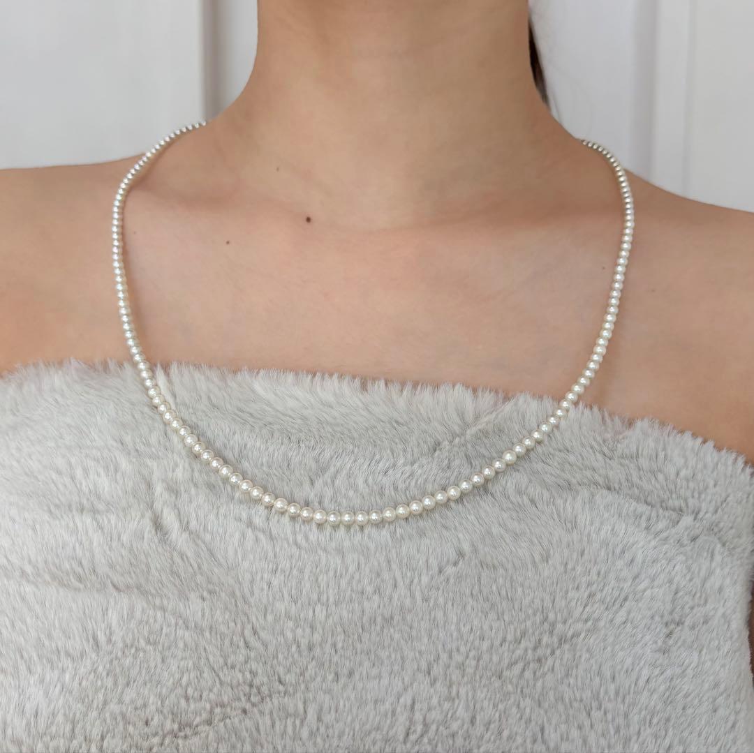 『専用です』オーロラRosé アコヤ真珠 3.5-4.0mm 真珠科学研究所