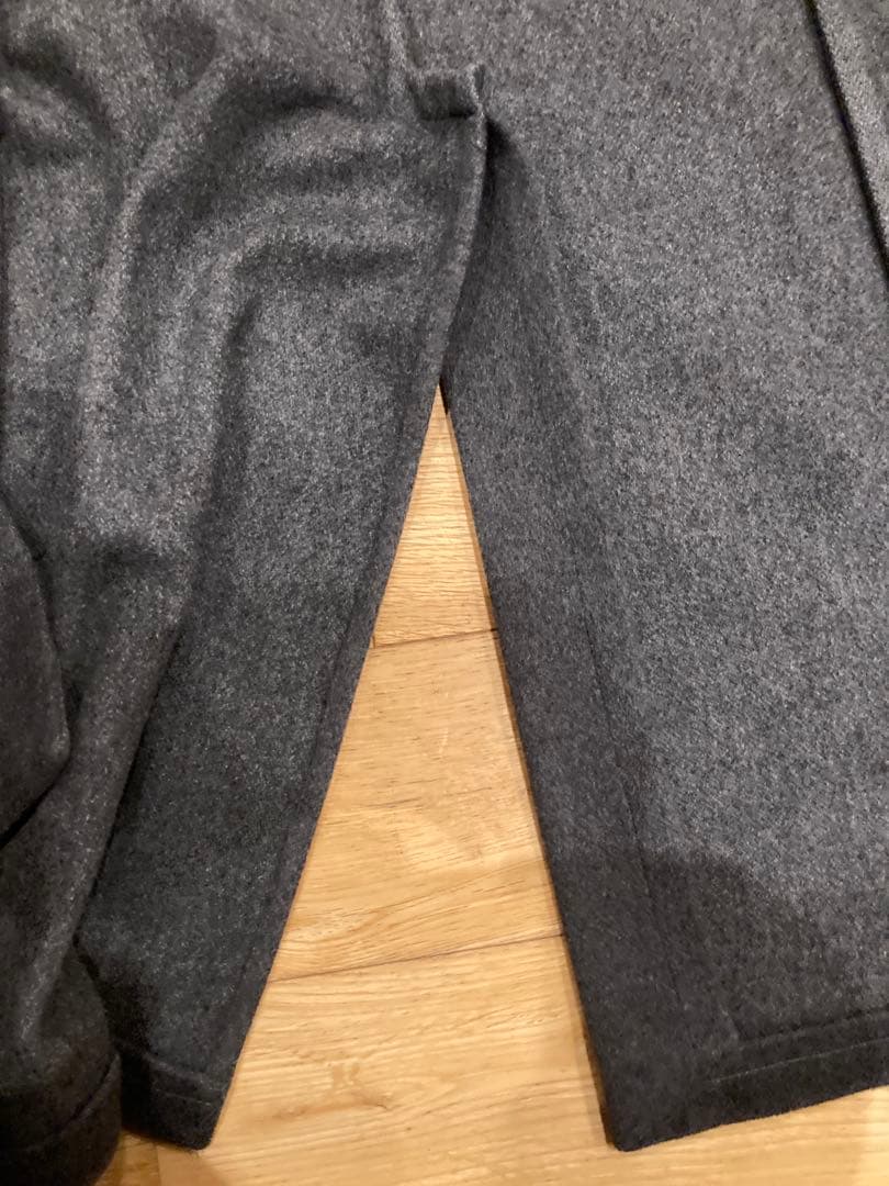 54 XL相当 LARDINI ラルディーニ チェスターコート ダークグレー