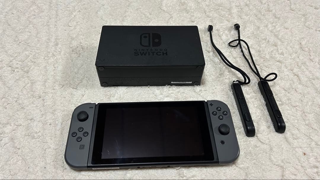 Nintendo Switch 本体 グレー ドック付き ジャンク品扱いにします