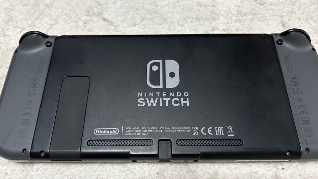 Nintendo Switch 本体 グレー ドック付き ジャンク品扱いにします
